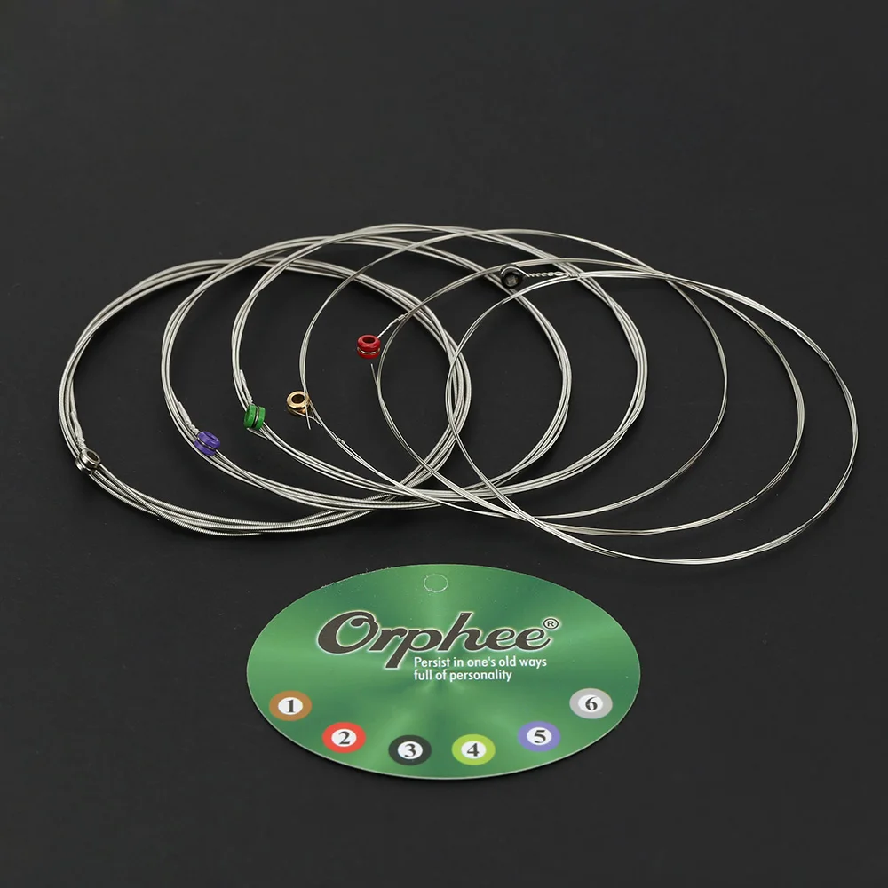 Orphee RX15 6 шт. набор электрогитарных струн (.009 .042) никелевый сплав супер светильник