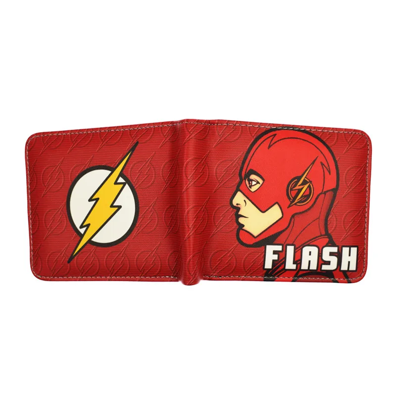 Аниме кошельки DC The Flash/Joker PU короткий кошелек - Цвет: YM120609