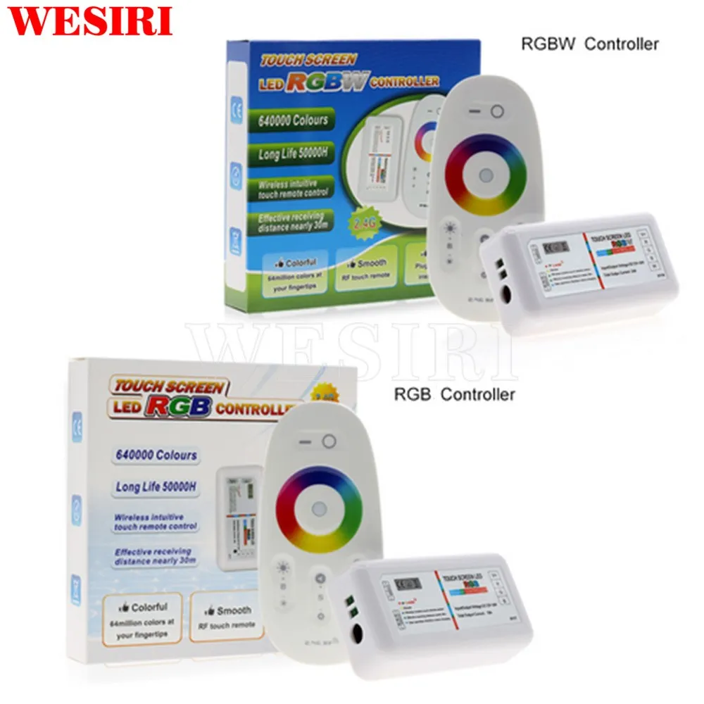 Беспроводной радиоСветодиодный отный RGB/RGBW контроллер для светодиодных лент 2 4