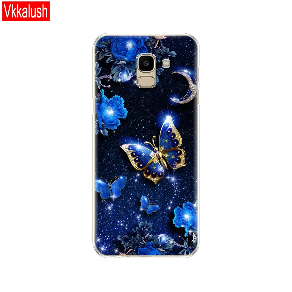 80040 Для samsung J6 чехол ЕС J600 J600F SM-J600F Мягкий чехол из ТПУ с узором для samsung Galaxy J6Plus J6+ J 6 Plus J610 J610F кремния - Цвет: 80040