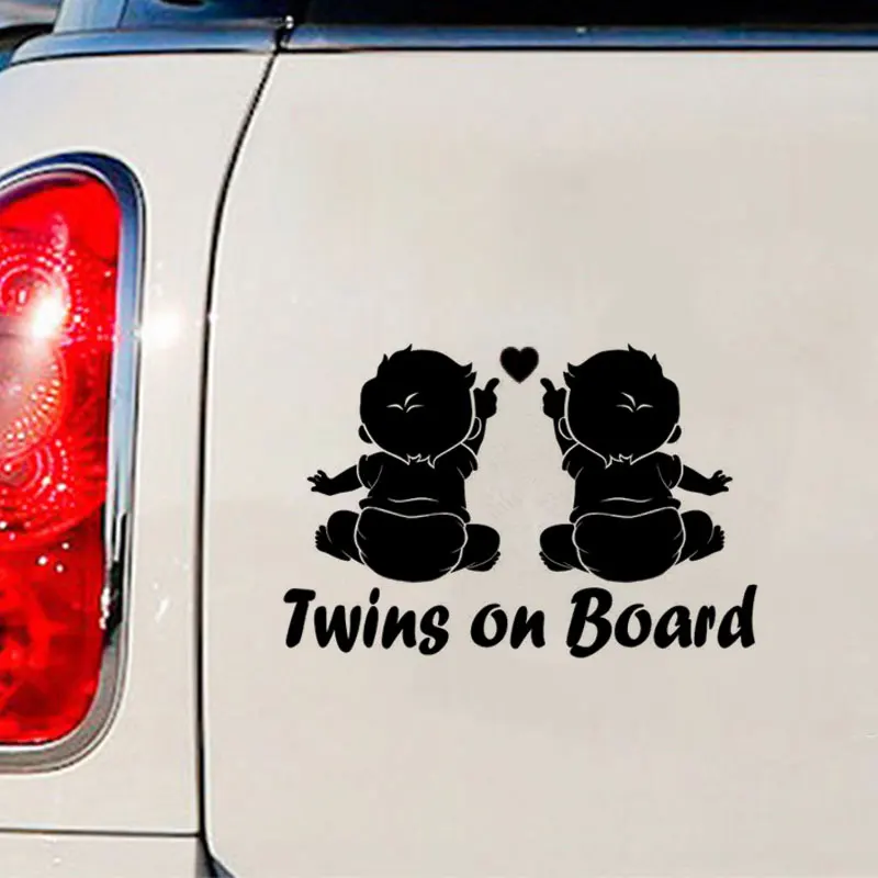 Автомобильные товары Twins Baby On Board автомобильные наклейки для фототехники
