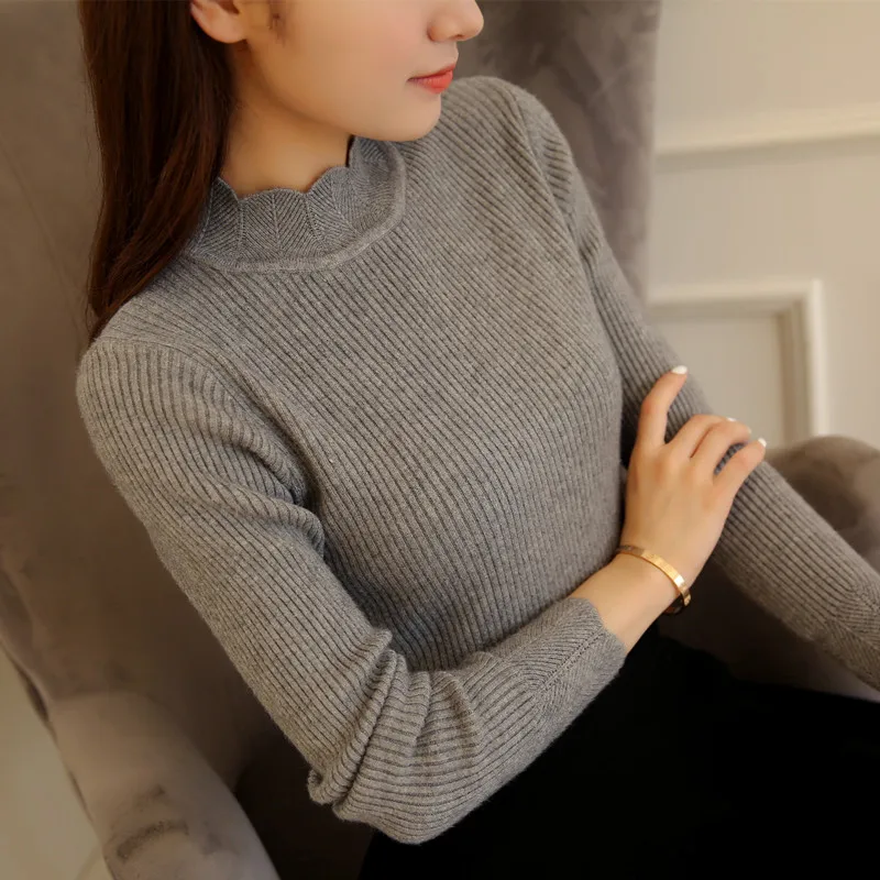 2021 Ограниченная серия Ohclothing новая зимняя Корейская Тонкая Вязаная кружевная