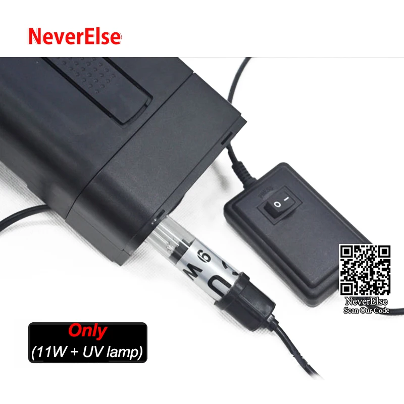 

Aquarium Silent Internal Filter Adjustable Rain Spray UV Sterilizer Built-in Filter Sponges+Active Carbon for Fish Turtle Tank