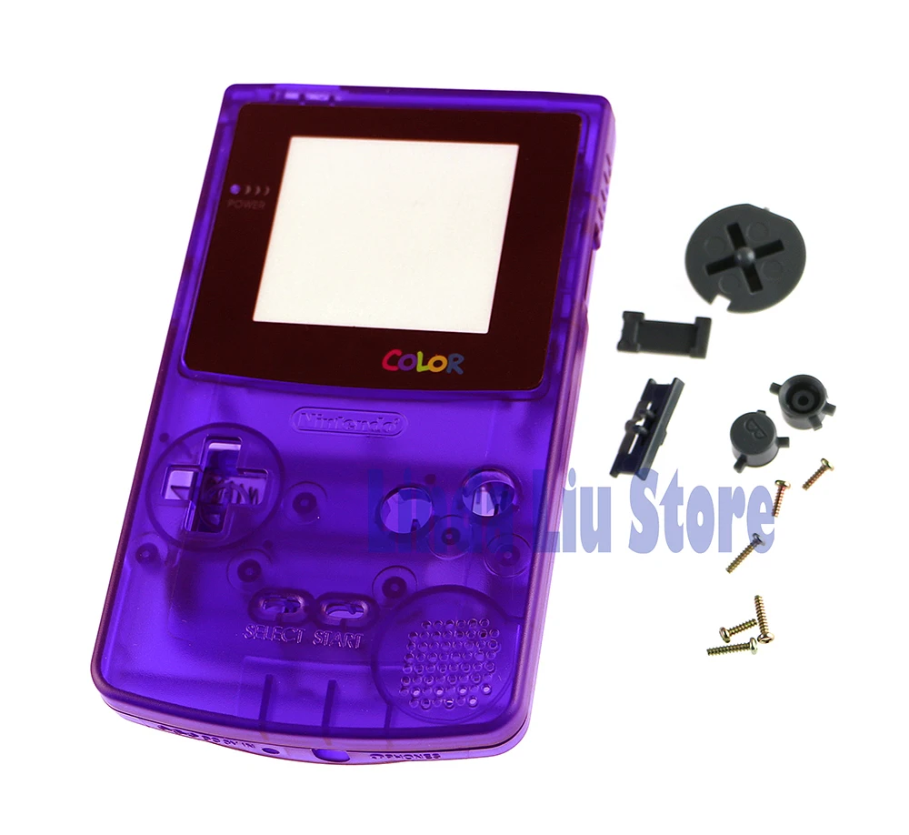 ChengChengDianWan Высокое качество для GBC gameboy Цветной корпус с объективом экрана полной