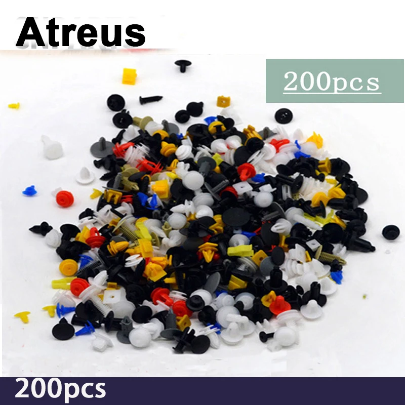 Atreus для Mitsubishi ASX Suzuki Subaru Acura Jeep Fiat 500 Hyundai Solaris смешанные клипсы заклепок бампера и