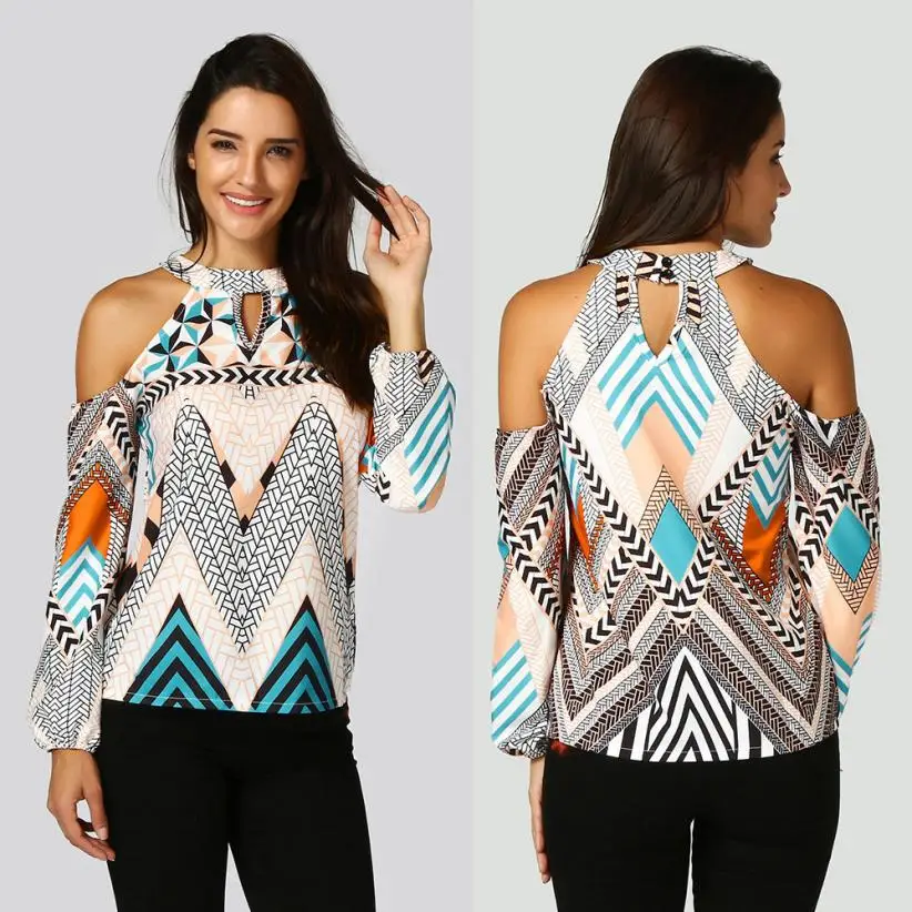 Дропшиппинг 2019 Новое поступление Модная женская Ретро-футболка с открытыми