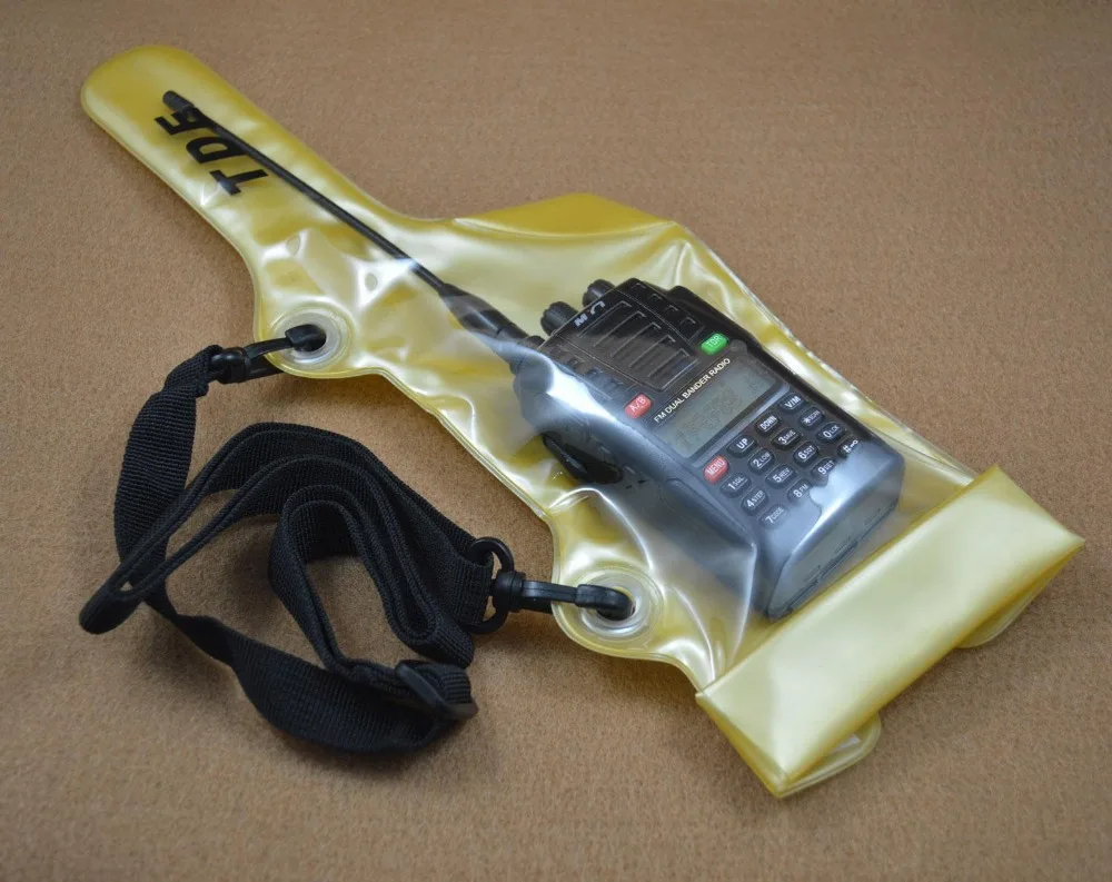 Водонепроницаемый чехол для рации с ремешком Moto Kenwood Icom Yaesu Baofeng Wouxun Puxing|waterproof bib|bag