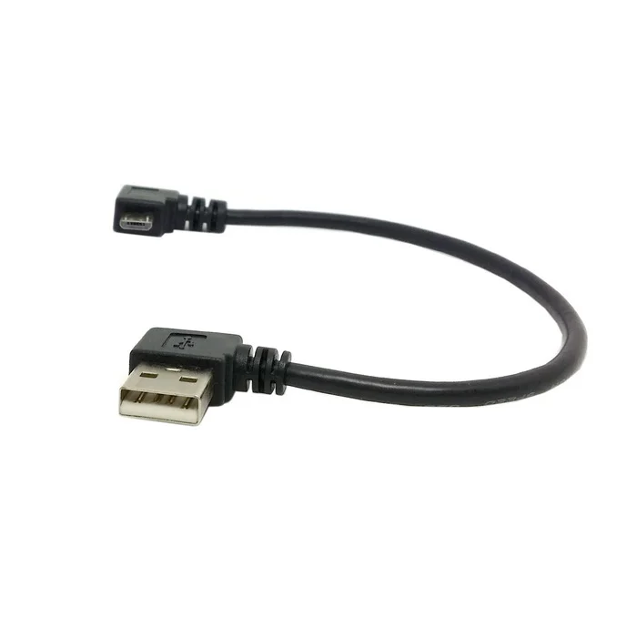 90 градусов левый Угловой USB 2 0 штекер на или правый угловой Micro 5 контактный