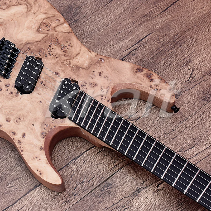 Krait fanned fret гитара 6 струнная электрогитара из красного дерева 5 шт. шеи