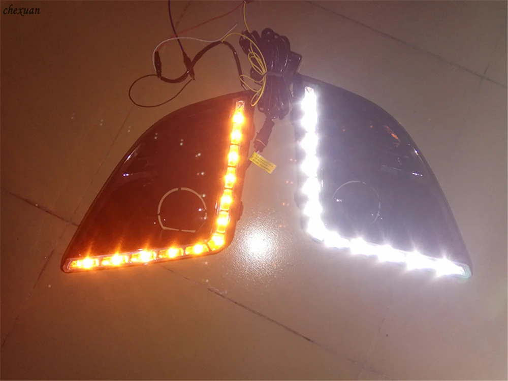 CSCSNL 1 комплект светодиодный DRL Габаритные огни колпак противотуманных фар с