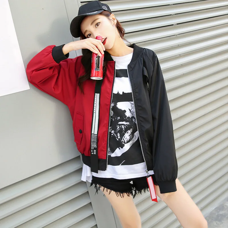 Новинка 2018 года модная Осенняя бейсбольная форма для девочек спортивная куртка с