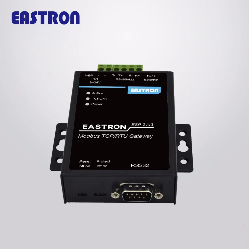 Eastron ESP-2143 RS232 RS485 RS422 к Ethernet RJ45 конвертер Modbus RTU TCP шлюз скорость передачи данных многохост конвертер seiral devic