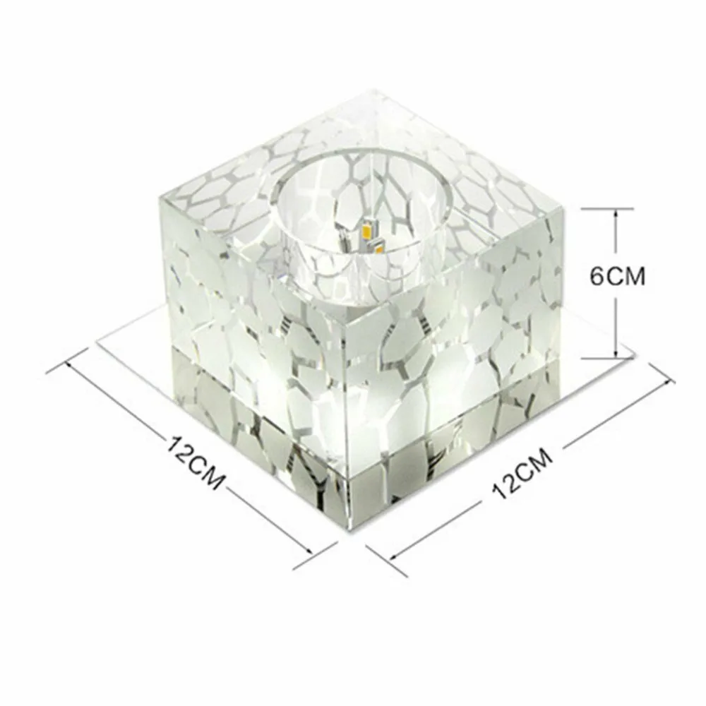 Dikale Modern 5W Crystal LED Ceiling lamp Fixture for Indoor Lamp Surface Mounting crystal celling light | Лампы и освещение