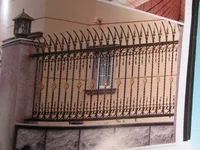 Hench 100% handmade forged custom designs Decorative Wrought Iron Fence Designs Faster,
