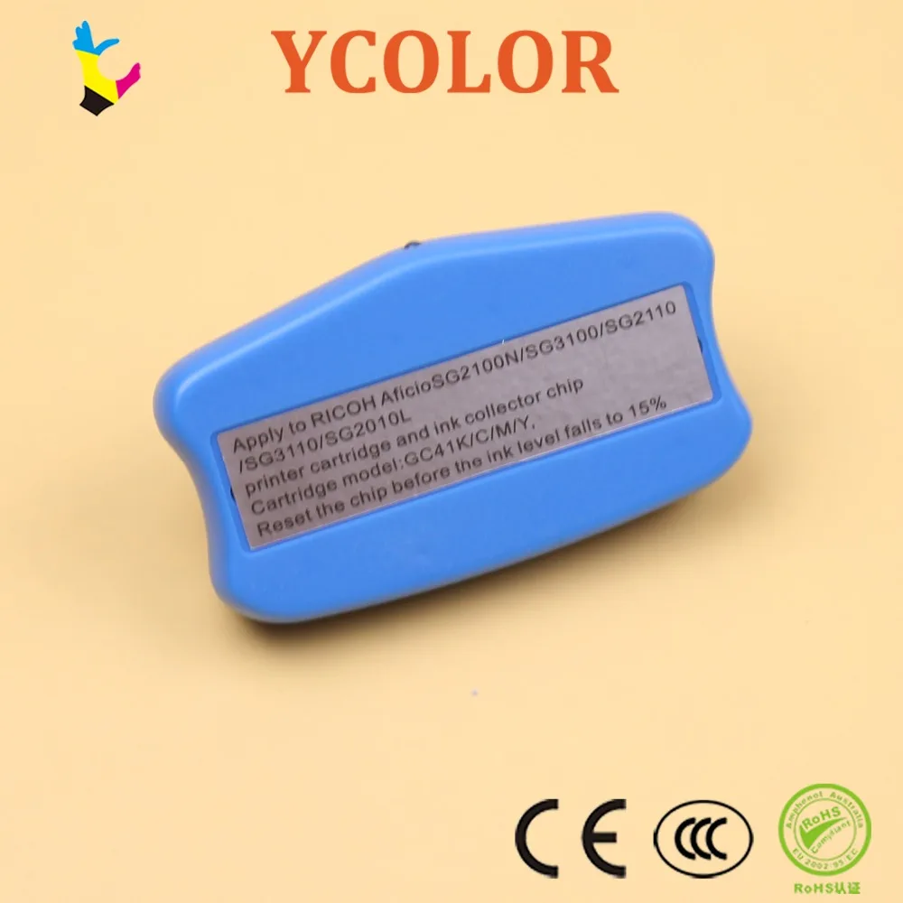 Чип Resetter GC41 чернильный картридж для Ricoh Aficio SG2100N SG3100 SG2110 чип resetter|chip cartridge|cartridge