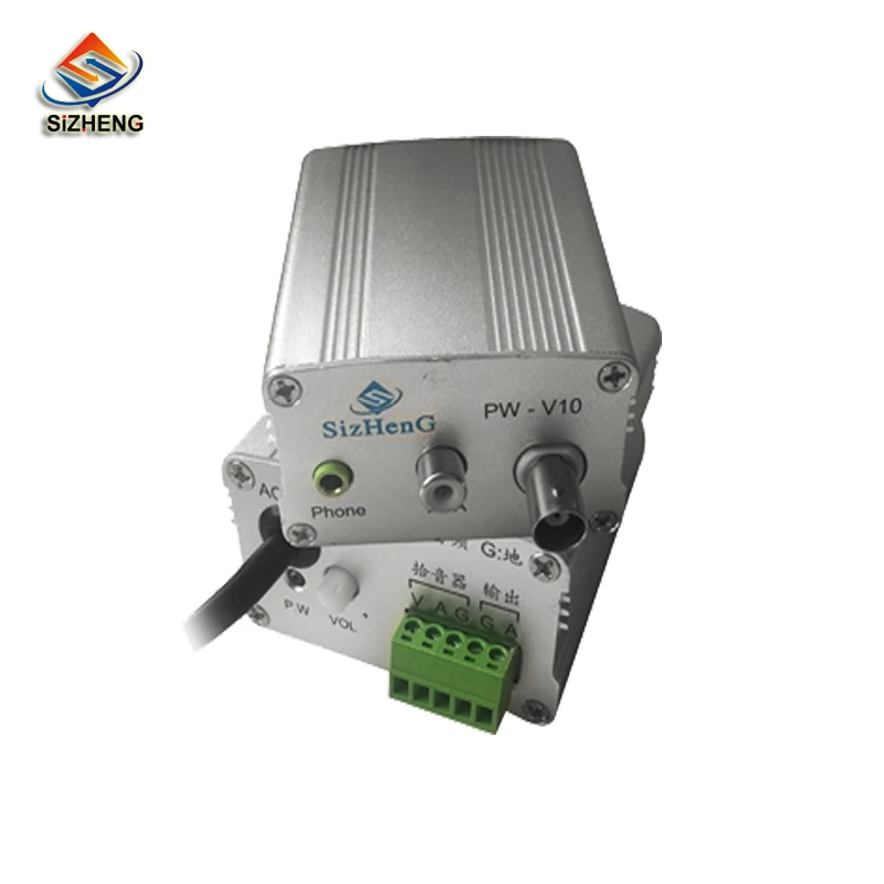 PW-V10 Professional CCTV Микрофон питание для аудио наблюдения