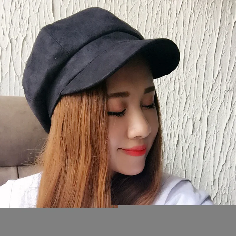 Распродажа женский зимний Повседневный берет модная разноцветная винтажная