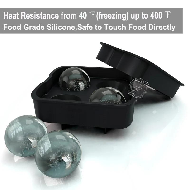 WALFOS форма для мороженого безопасная пищевых продуктов силиконовая сферическая