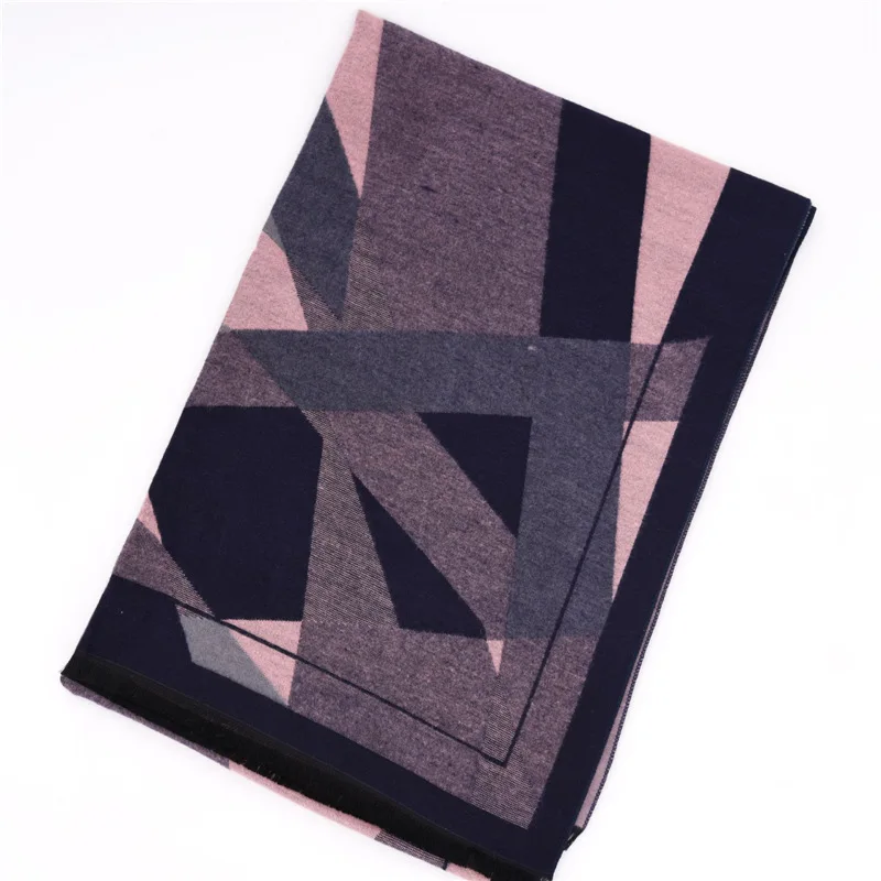 Рождественский 2018 зимний треугольный шарф для женщин брендовый дизайнерский