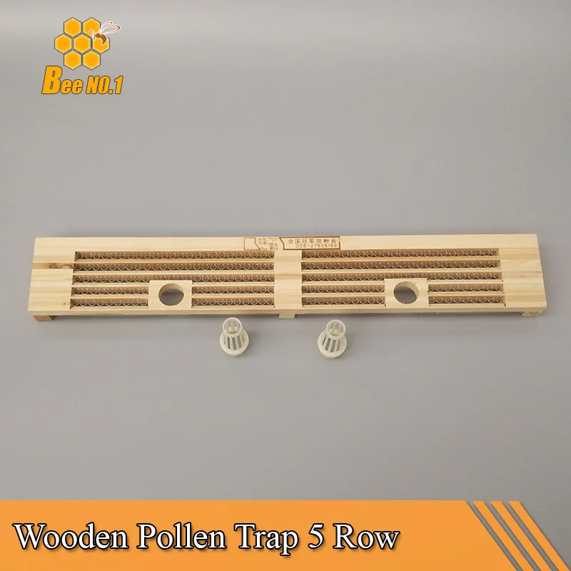 Перфорированный сбор пыльцы пчелы Оптовая продажа Новый колокольчик пять рядов