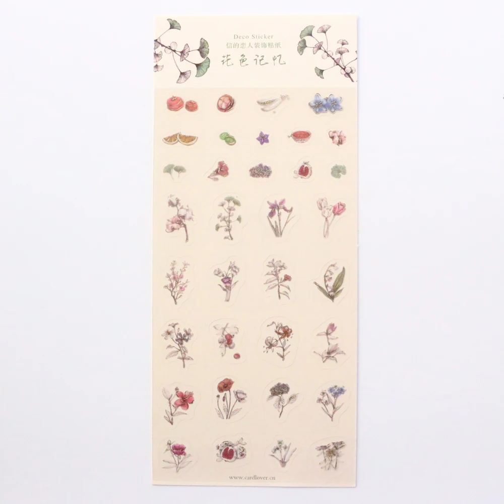 Набор стикеров для школы декоративные наклейки из ПВХ 4 цвета|sticker set|stationery