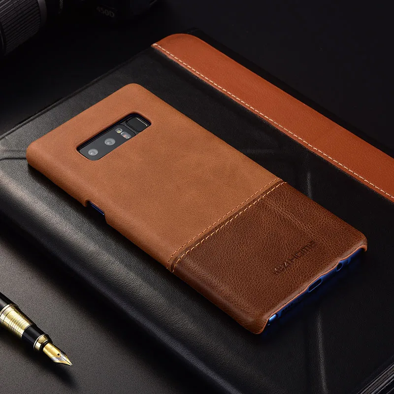 Kezihome для samsung Note 8 чехол из натуральной кожи жесткий Galaxy крышка высокого