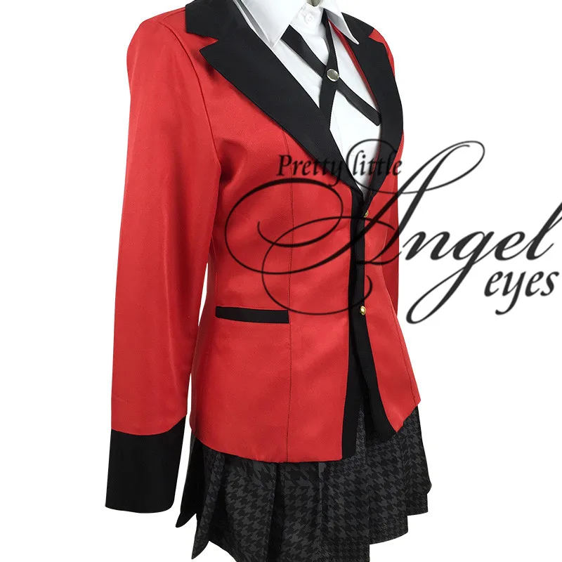 Аниме Kakegurui компульсивный Gambler костюм Jabami Yumeko Yumemite Yumemi kakegurui униформа