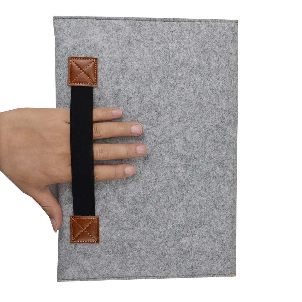 Новый Натуральная кожа case обложка сумка для Microsoft Surface pro12 3 4 Ultrabook Ноутбука Войлок