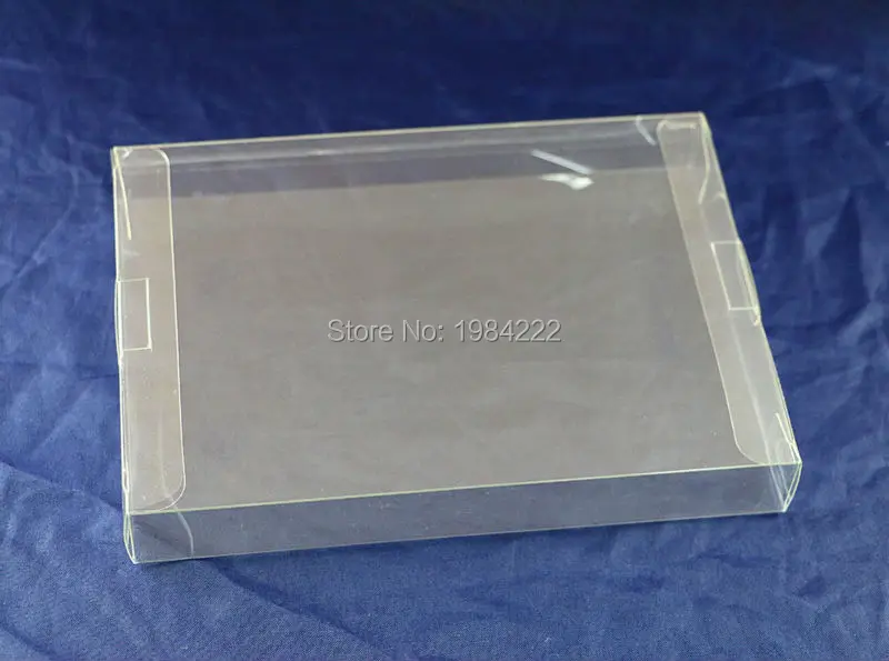 

100pcs Clear transparent 8-bit NES Game Box CIB games plastic PET for NES Protector Case for Nintendo game boxes High Quality