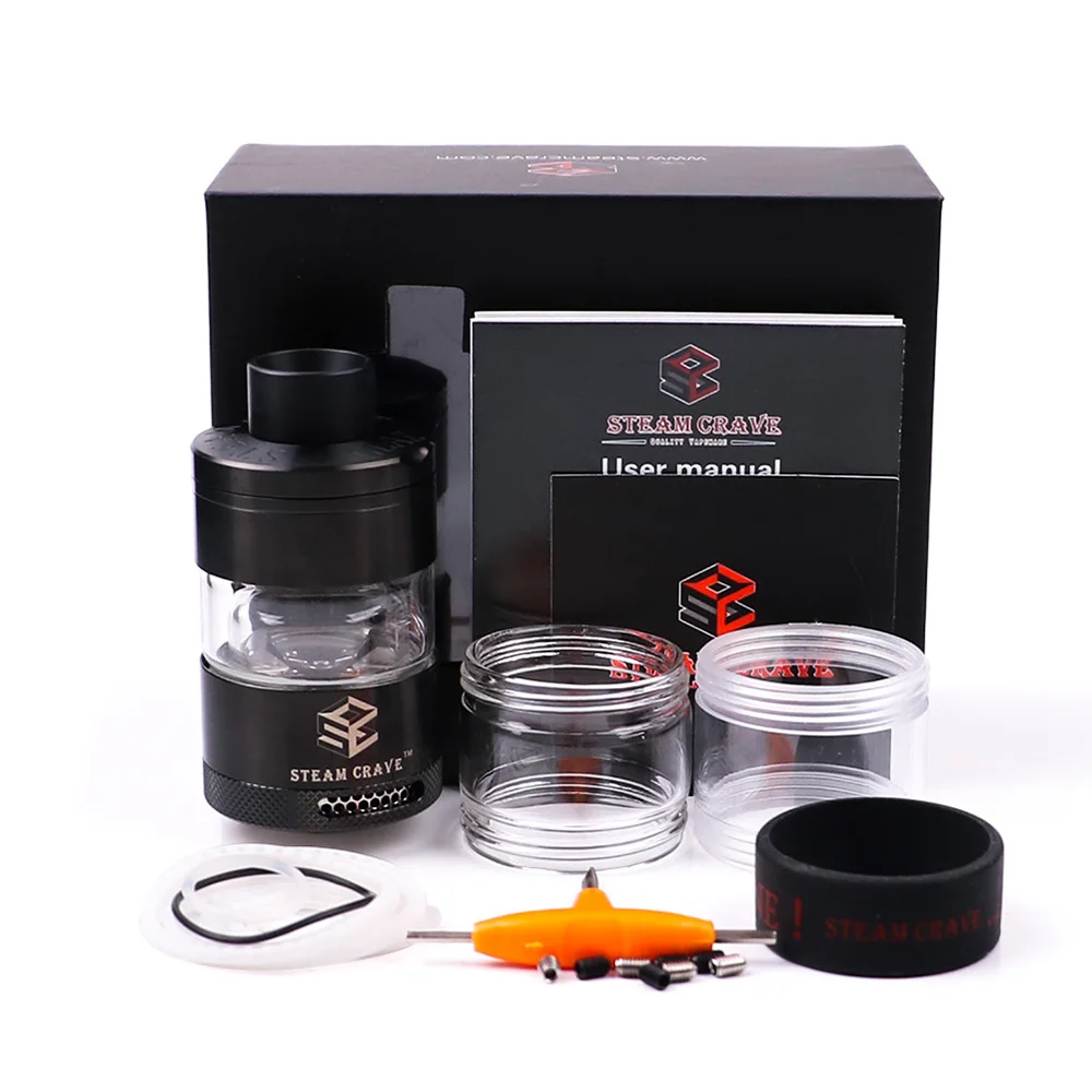 Оригинальный паровой жажда Glaz RTA 30 мм 7 мл rta нижний Угловой дизайн воздушного