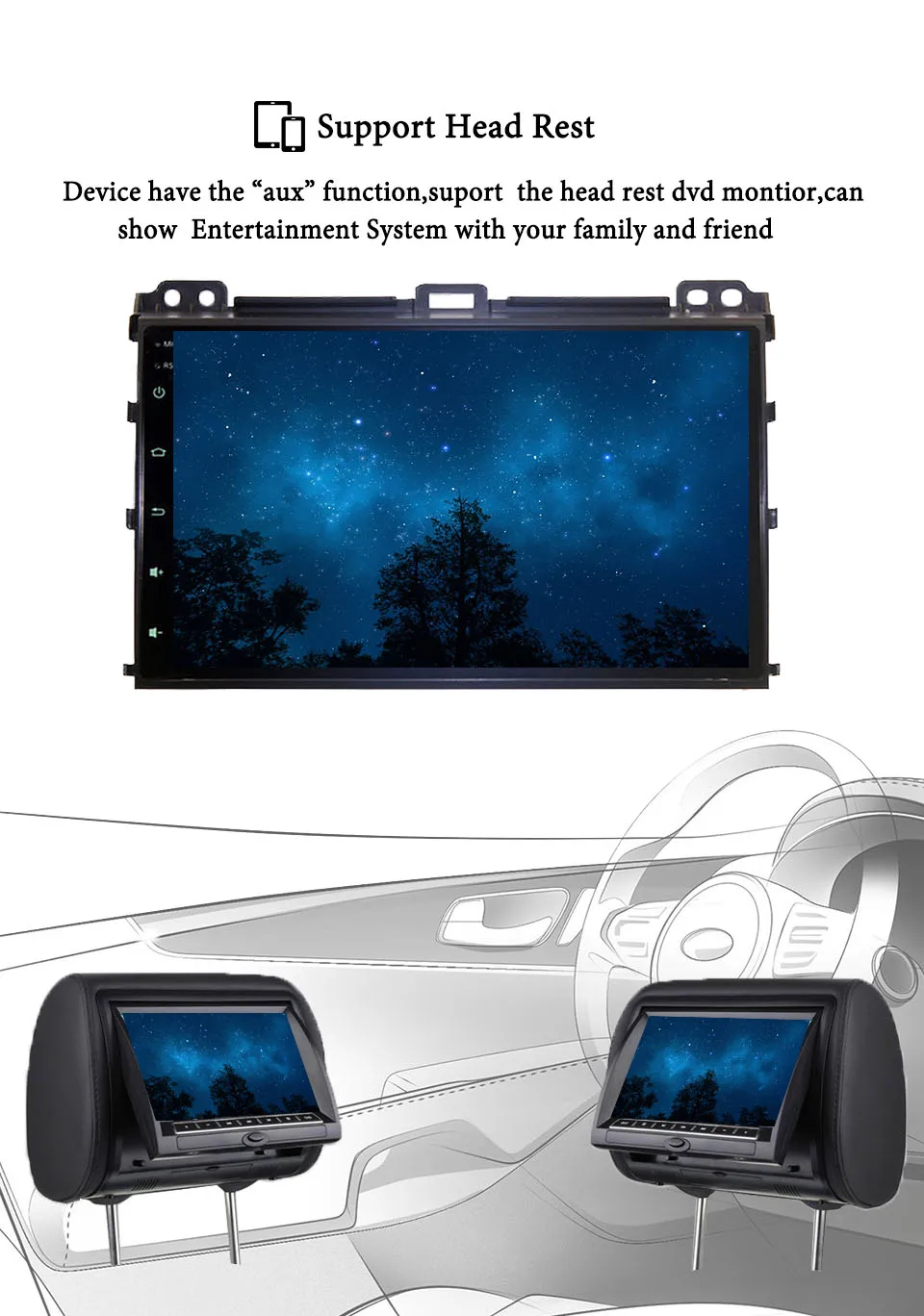 HD Android 9,1 автомобильный DVD gps для Toyota Prado 120 2002-2009 радио автомобиля gps Центральный Мультимедиа в тире головное устройство магнитофон
