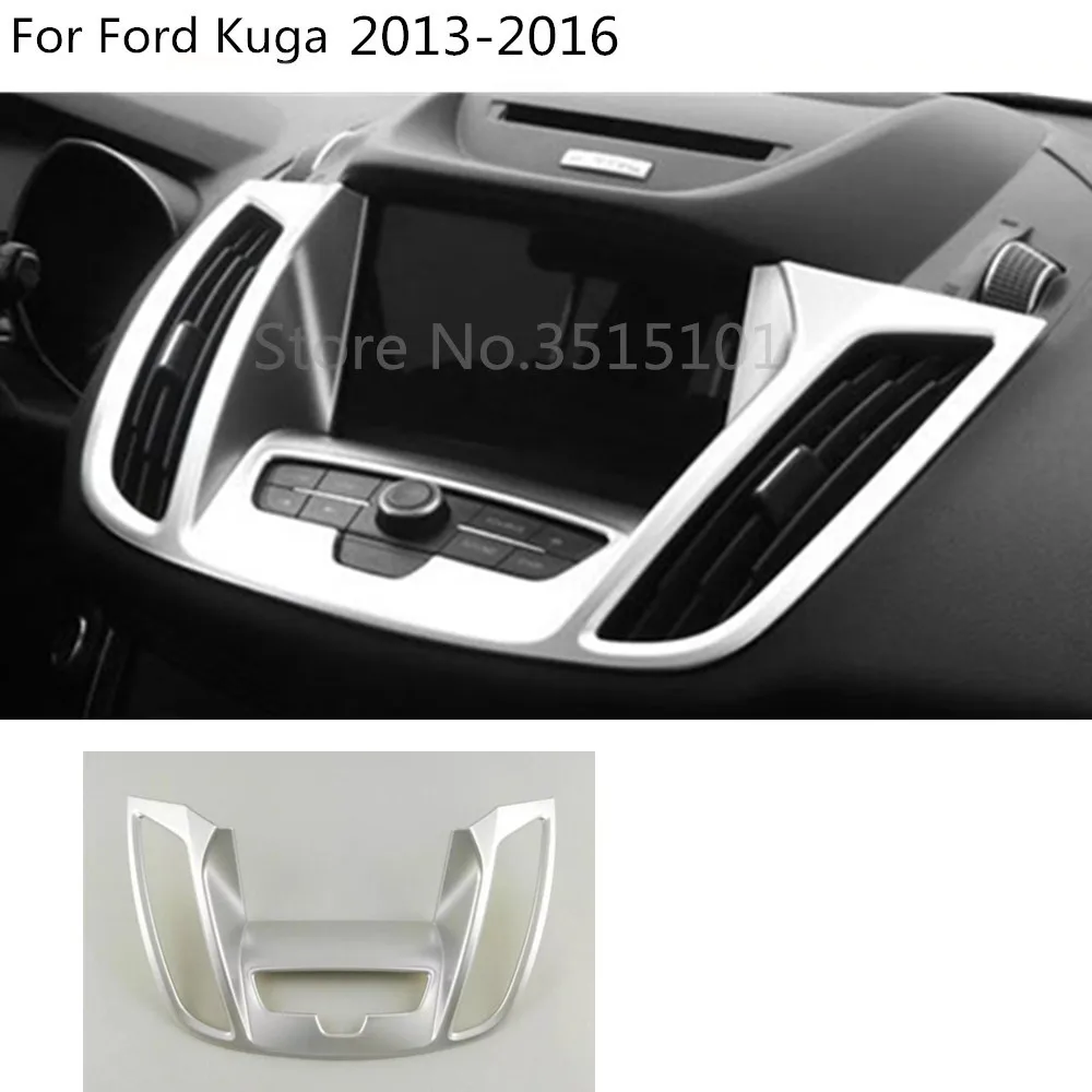 

Car Styling ABS Air Conditioning Outlet Trim Dashboard Meter Instrument Frame For Ford Kuga Escape 2013 2014 2015 2016