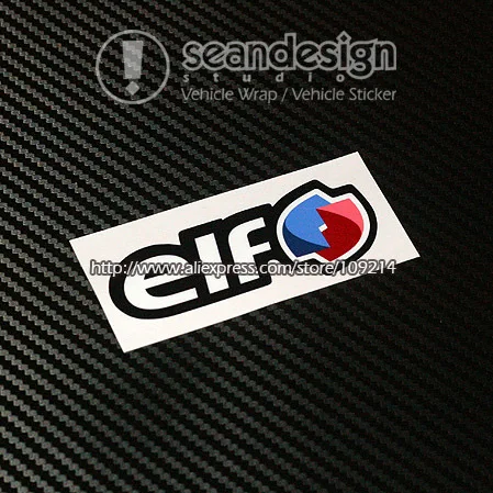 

Hot sale elf engine oil Sticker Helmet Motorcycle Auto Decal Waterproof 16