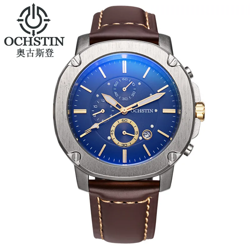 Watches Men Luxury Brand OCHSTIN Casual Watch Quartz Clock Men Sport Watches Men's Military Wrist Watch Relogio Masculino 2016