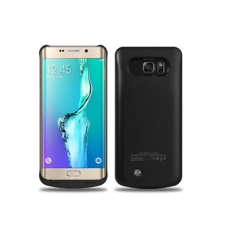 black Внешний аккумулятор для samsung Galaxy S6 Edge Plus G9250, 4200 мА/ч, внешний аккумулятор, чехол, внешний аккумулятор S6Edge Plus, зарядное устройство для телефона, чехол - Цвет: black