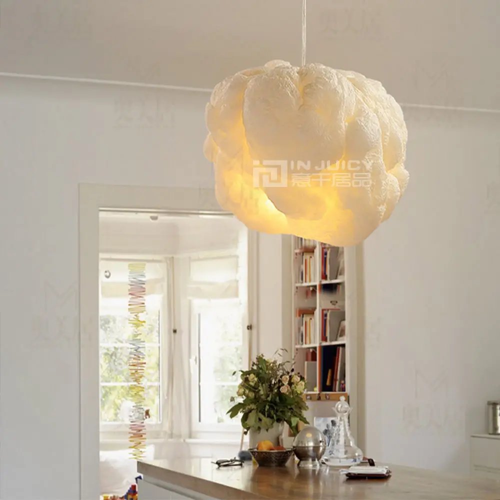 Современная светодиодсветодиодный Потолочная люстра с плавающими шелковыми