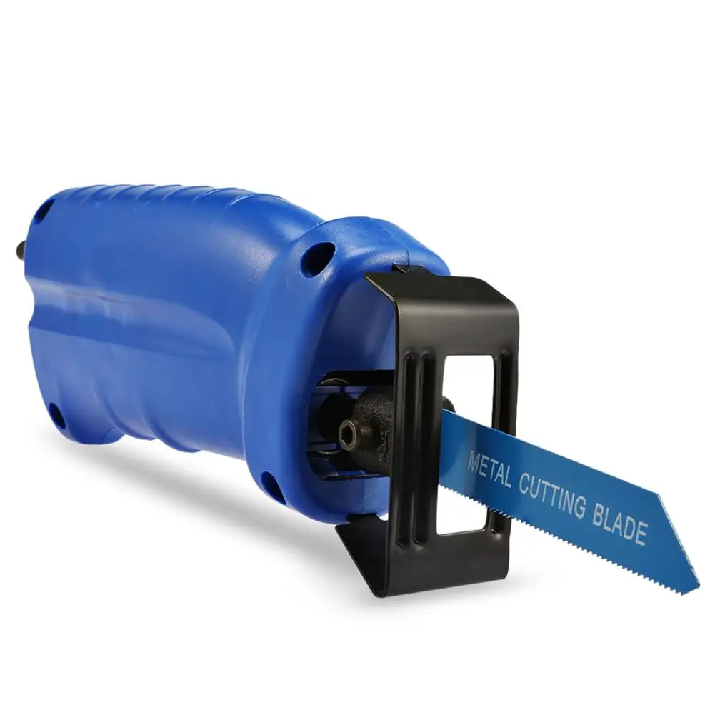 Портативная сабельная пила с 3 лезвиями электрическая дрель мощный инструмент