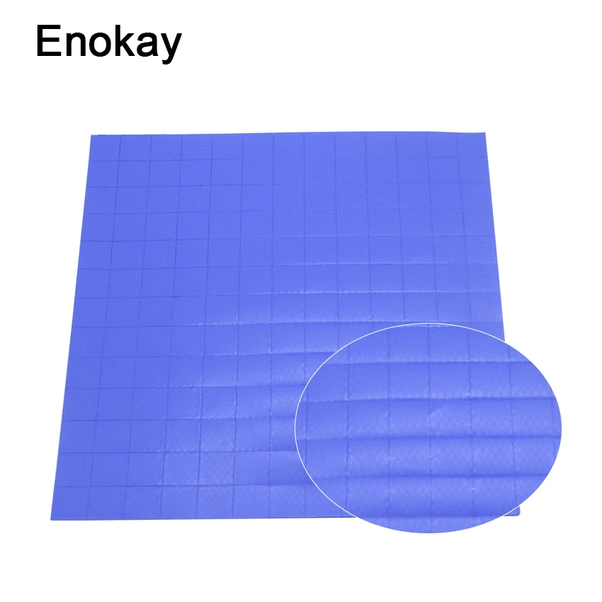 Enokay 75 шт./лот 15x15x0.5мм Синий SMD DIP микросхема проводящая панель радиатора