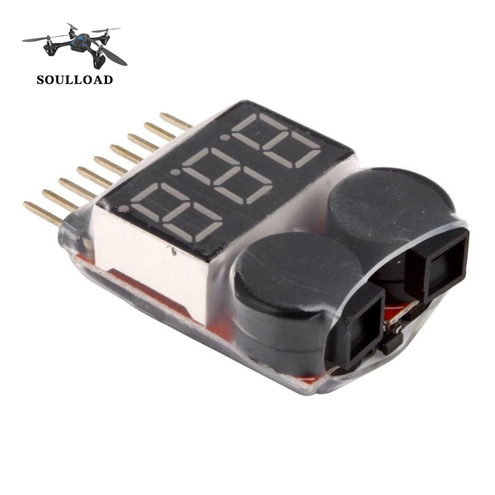 2 в 1 тестер напряжения пониженное напряжение 3 7 30 Lipo Li Ion Fe|voltage buzzer|buzzer alarmbattery voltage |