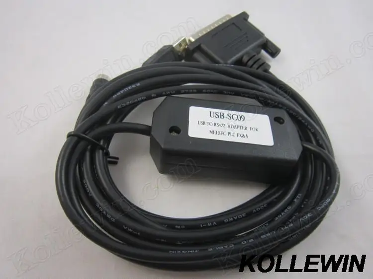 USB SC09 USB/RS422 PLC кабель программирования для FX и серии USBSC09 с индикатором Поддержка