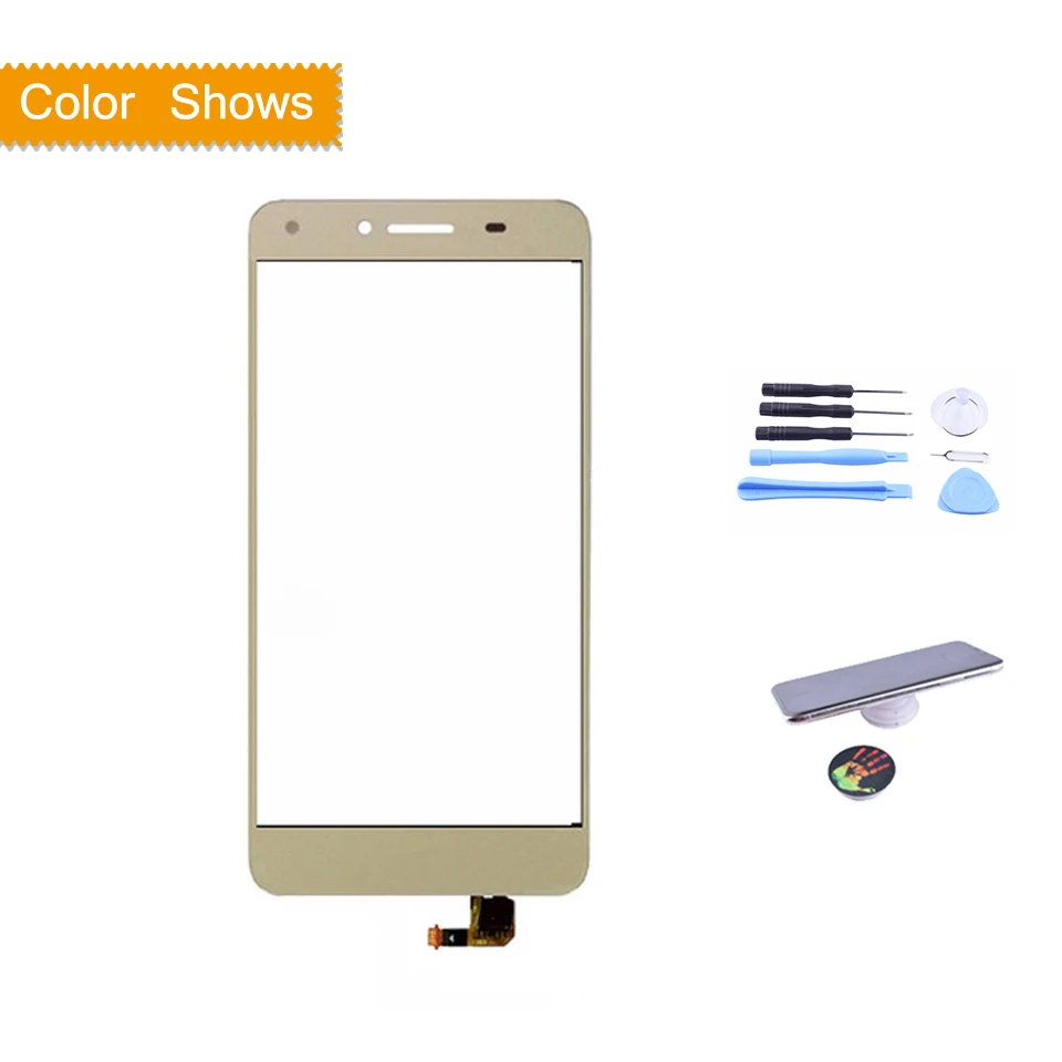 gold with gift Для huawei Y5II Y5 II CUN-L01 CUN-L23 CUN-L03 CUN-L33 CUN-L21 Сенсорный экран сенсорный Панель Сенсор окрашенные запасные части для Стекло сенсорный Экран - Цвет: gold with gift