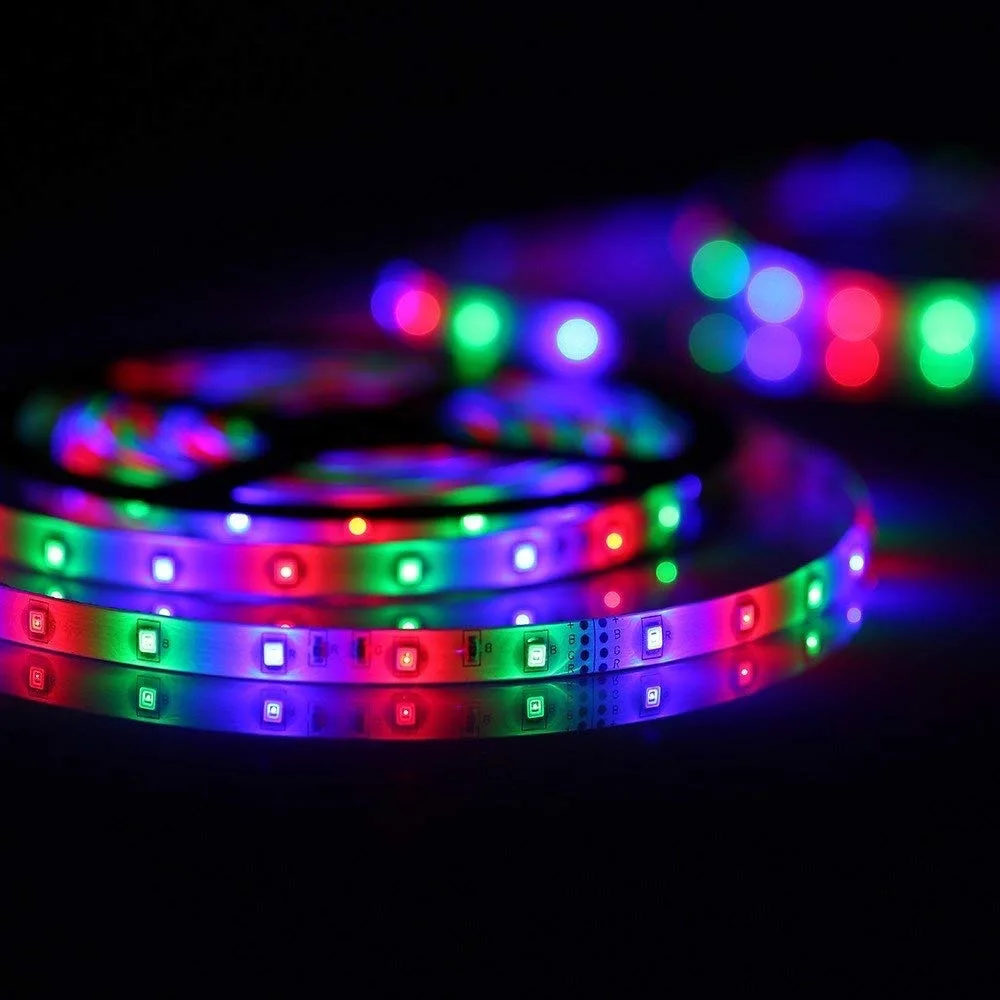 5 м 10 м 15 м RGB Светодиодные ленты SMD 2835 гибкий светодиодный лента DC 12V 60 светодиодный s/М веревочные струнные лампы светильник+ светодиодный контроллер+ Мощность адаптер
