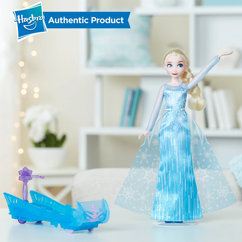 Hasbro Дисней замороженная Классическая мода Эльза подарок на день рождения девочка ребенок игрушка кукла Коллекция Модель Ccostumes Санки Приключения