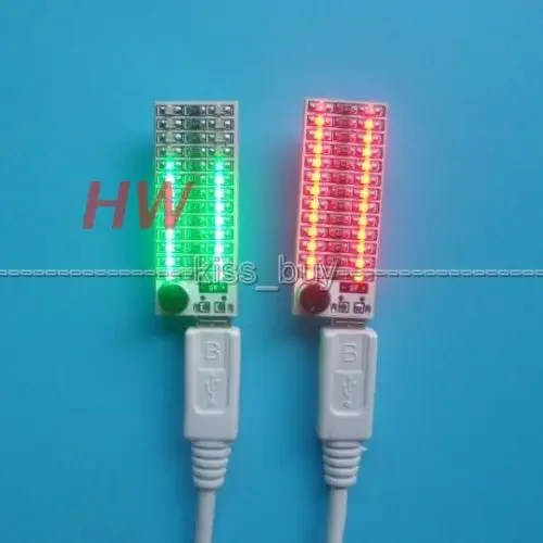 USB 2*13 Музыка Аудио спектр музыки огни голосового управления чувствительность