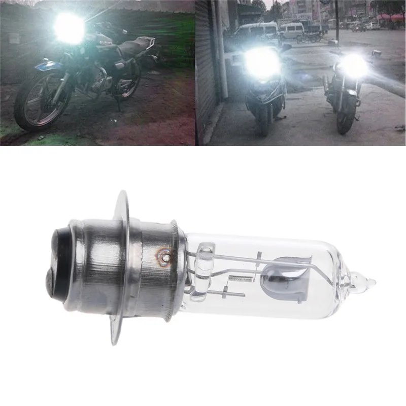 P15D 25 1 DC 12V 35W белая галогенная фара лампа для мотоцикла электромобиля Прямая