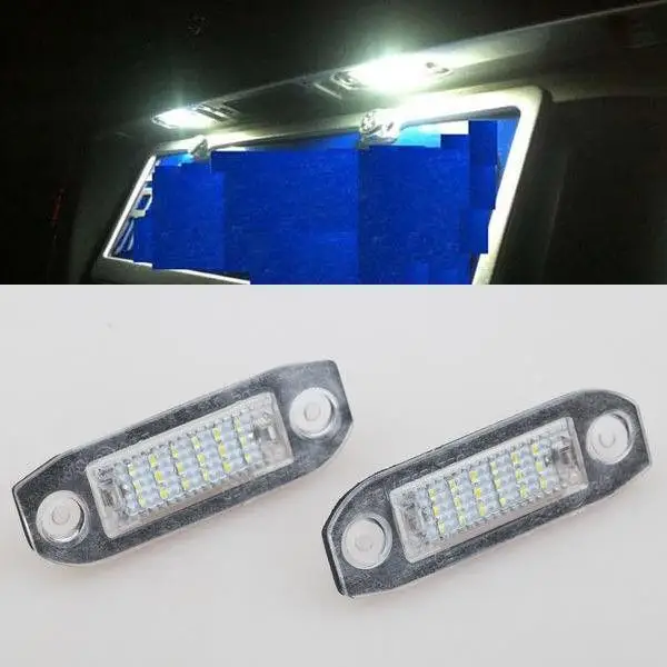 

2x Error Free White LED License number Plate Lights For volvo xc60 2008-2017