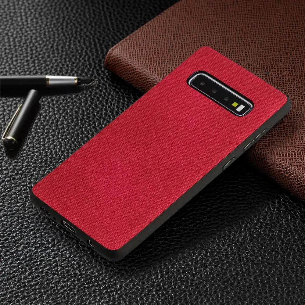 Джинсовый кожаный чехол для fundas Samsung Galaxy S10 Plus coque S10e S9 A30 A50 A70 Telefoon Hoesjes|Сверхмощный