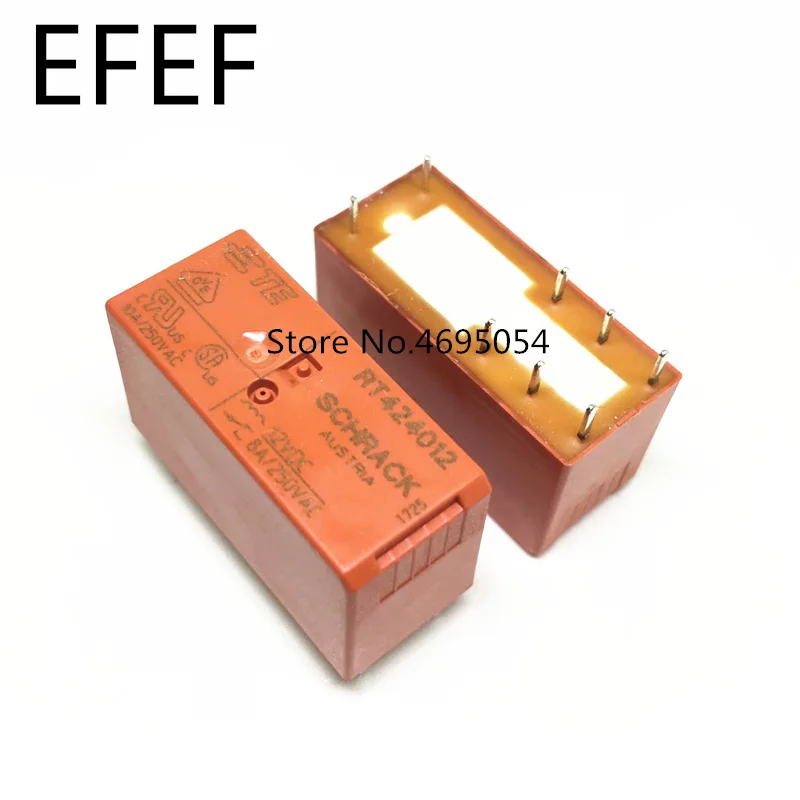 Реле мощности SCHRACK-TE RT424005 5VDC RT424012 12VDC RT424024 24VDC 8A250VAC бесплатная доставка Лот (5