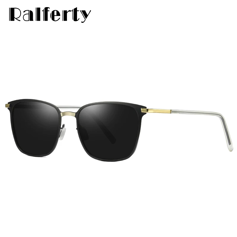 Ralferty Квадратные Солнцезащитные очки для мужчин поляризационные UV400 высокое