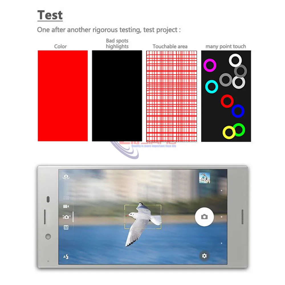 Оригинальный дисплей для SONY Xperia XZ F8331 F8332 сенсорный экран дигитайзер запасные